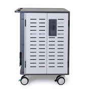 Ergotron ZIP40 Ladewagen für 40 Tablets oder 30 Notebooks mit patentierter PowerShuttle Technologie