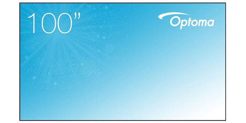Optoma Fixed Frame ALR101 Leinwand geeignet für Wandmontage, 16:9 (100') 254 cm
