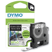 DYMO® Original D1-Schriftband 'Hochleistung' für LabelManager™ 12mm x 3,5m - flexibles & reissfestes Nylon, permanent ha
