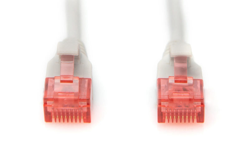 DIGITUS Patch-Kabel Slim RJ-45 (M) zu RJ-45 (M) 15m Kupfer U/UTP Cat 6 grau (DK-1617-150S)