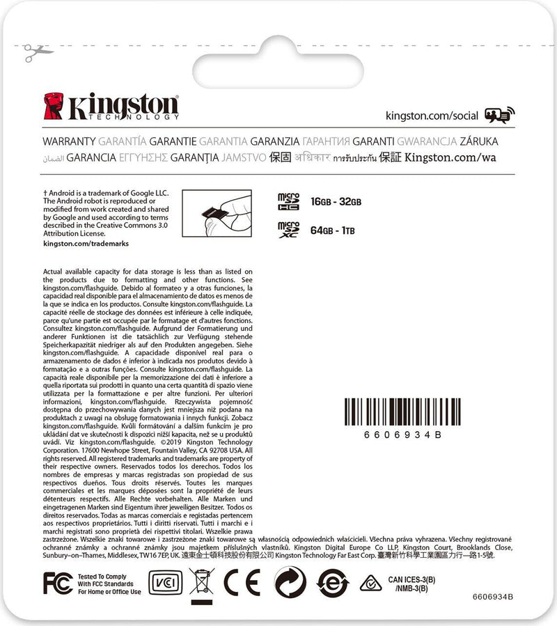 Kingston Canvas Select Plus - microSDHC 32GB Kit