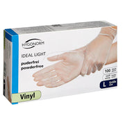 HYGONORM unisex Einmalhandschuhe IDEAL LIGHT weiß Größe L - 100 Stück