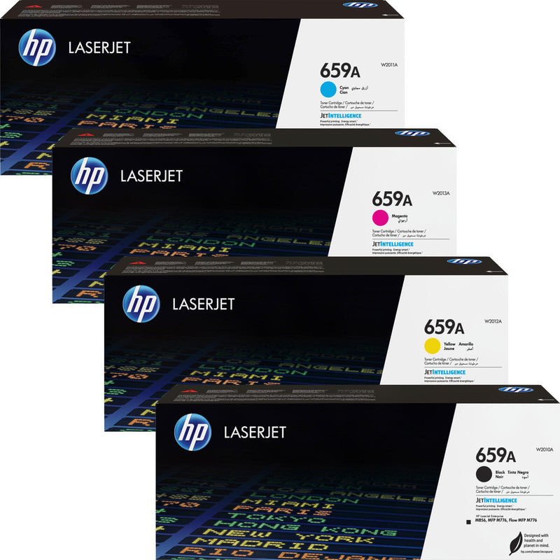 HP Original 659A Toner - 4er Multipack cyan, magenta, gelb, schwarz