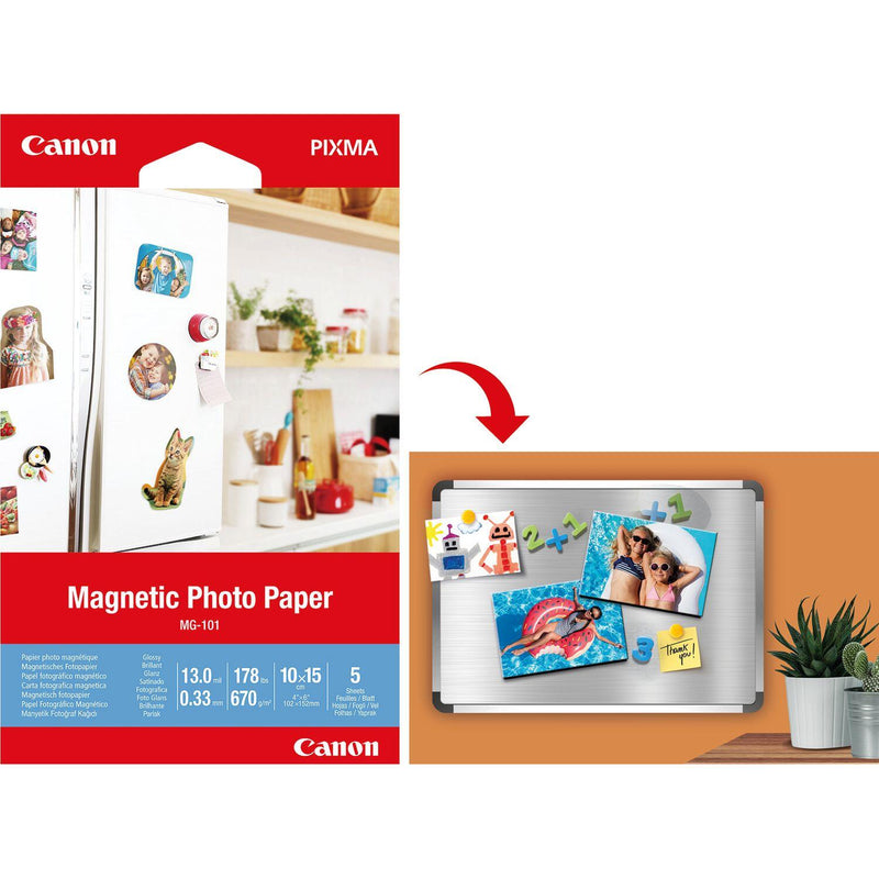 Canon Creative Kit 3 Papiersorten MG-101 100x150mm - 5 Blatt + RP-101 100x150mm - 5 Blatt + PP-201 100x150mm - 50 Blatt
