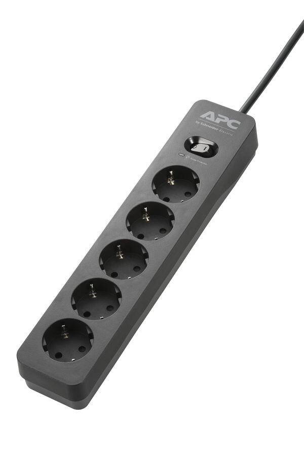 APC PME5B-GR 3er Pack Essential SurgeArrest Black 5 Ausgänge, 230 V
