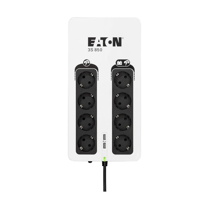 Eaton USV 3S Gen2 510W 850VA Schuko-Eingang, 8-Ausgänge