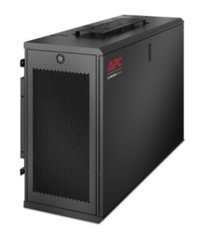 APC NetShelter WX AR106VI Gehäuse geeignet für Wandmontage Schwarz 6U - 48.3 cm 19 Zoll