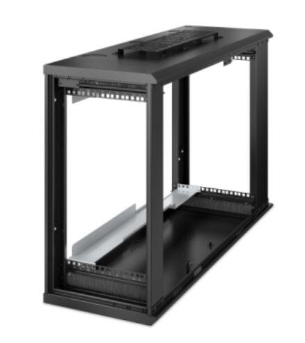 APC NetShelter WX AR106VI Gehäuse geeignet für Wandmontage Schwarz 6U - 48.3 cm 19 Zoll