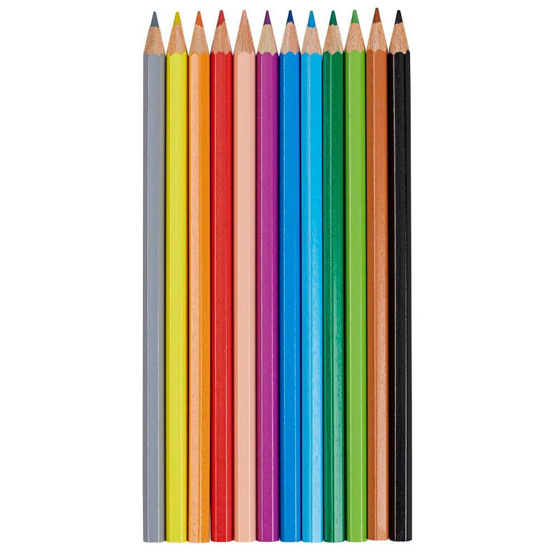 FABER-CASTELL CASTLE Buntstifte farbsortiert - 12 Stück