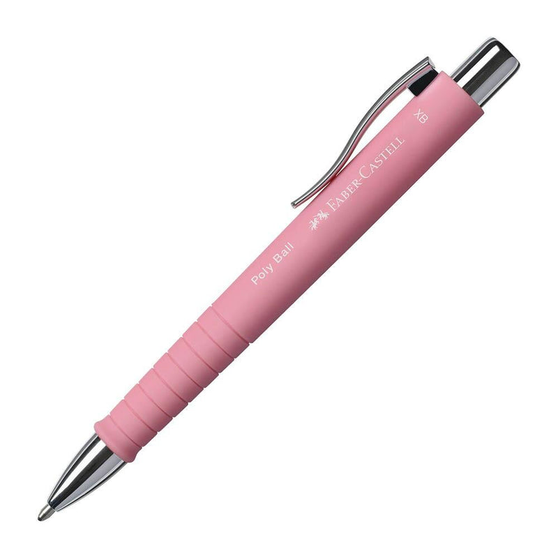 FABER-CASTELL Kugelschreiber POLY BALL Colous XB rose - Schreibfarbe blau