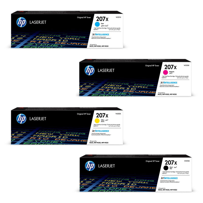 HP Original 207X Toner - 4er Multipack (W2211X, W2213X, W2212X, W2210X)