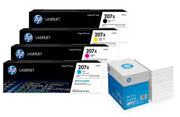 Bundle mit HP Original 207X Toner 4er Multipack + 2.500 Blatt HP Kopierpapier hochweiß