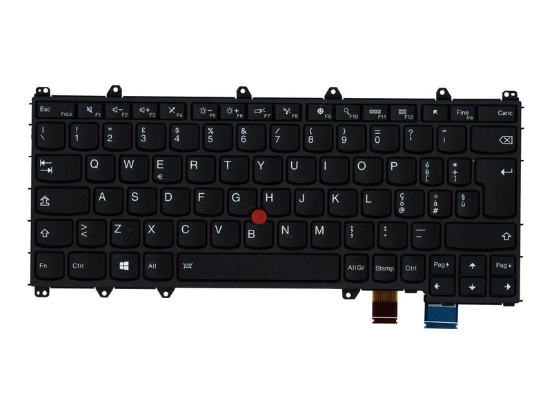 Lenovo Chicony - Portable Keyboard - Ersatz - Italienisch - Schwarz