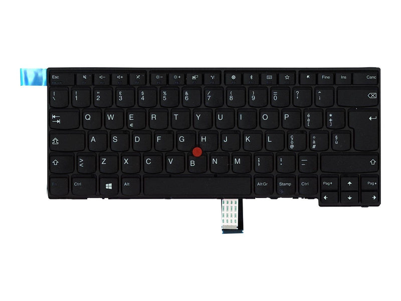 Lenovo Chicony - Portable Keyboard - Ersatz - Italienisch - Schwarz