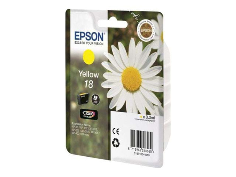 Epson 18 Ink Cartridge - Yellow - Tintenpatrone Gelb