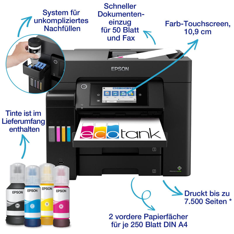 Epson EcoTank ET-5850 A4-Tintentank-Multifunktionsdrucker