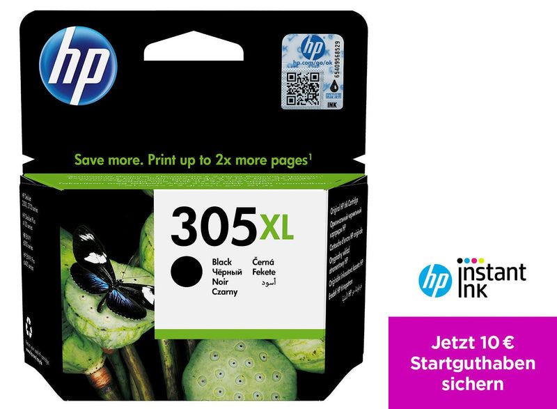 HP Original 305XL Druckerpatrone - schwarz (3YM62AE)