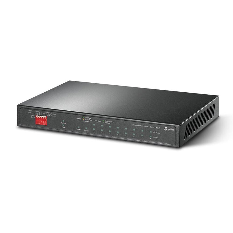 TP-Link TL-SG1210P 10-Port Gigabit Desktop Switch mit 8-Port PoE+
