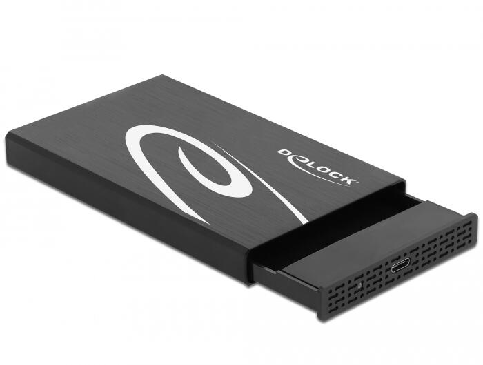 DeLOCK Externes Gehäuse für 2.5' SATA HDD / SSD mit USB 3.1 Gen 2