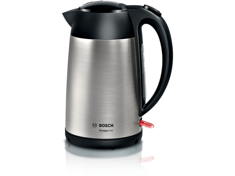 Bosch Wasserkocher TWK3P420 - Rostfreier Stahl/Schwarz - 2400 W