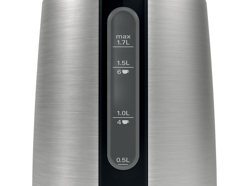 Bosch Wasserkocher TWK3P420 - Rostfreier Stahl/Schwarz - 2400 W