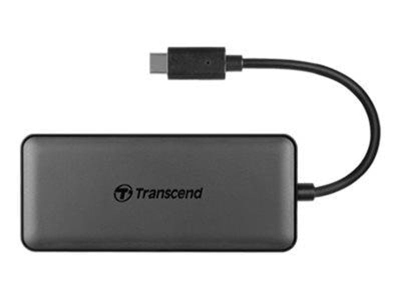 Transcend 6-in-1 USB Type-C Hub HUB5C USB-Hubs - Schwarz