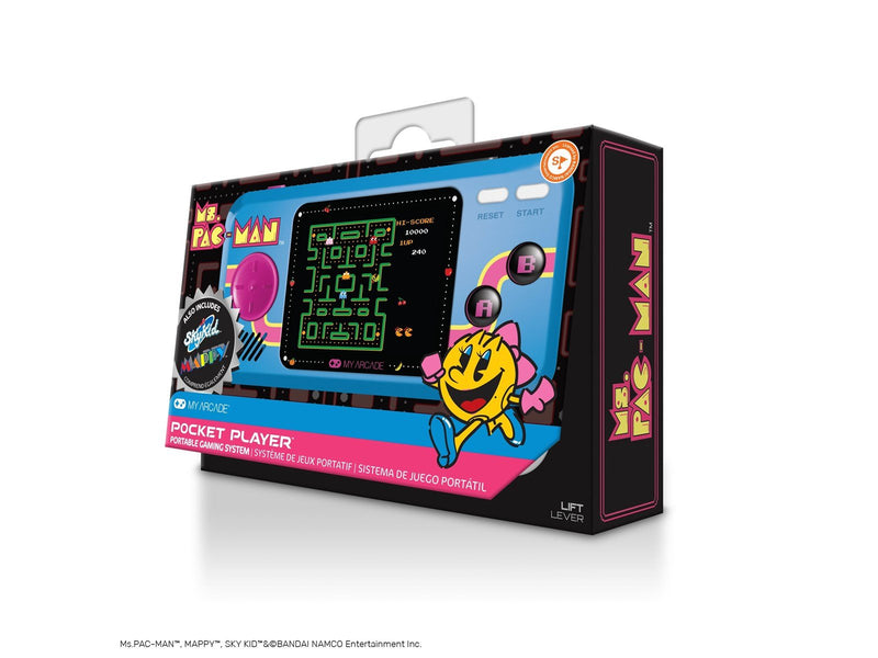 dreamGEAR Pocketplayer Ms.PACMAN 3 games