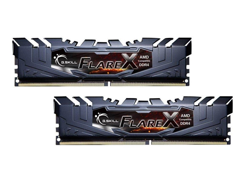 G.Skill Flare X DDR4-3200 - 32GB - CL16 - Dual Channel (2 pcs) - AMD Optimized - Schwarz