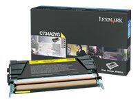 Lexmark Original Toner Standard Variante - C/X734 gelb 6000 Seiten (C734A2YG)