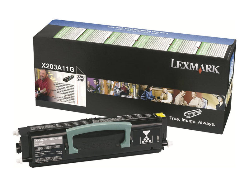 Lexmark Original Toner schwarz 2.500 Seiten (X203A11G) X203n, X204n