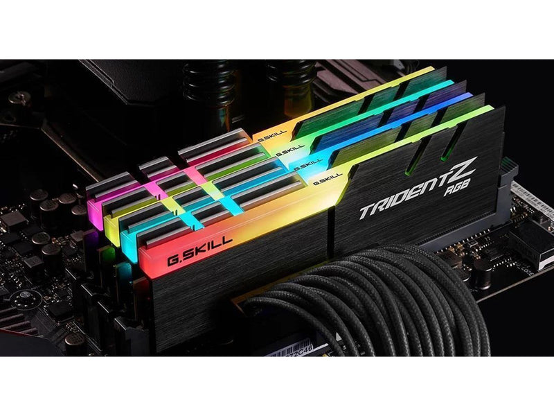 G.Skill Trident Z RGB DDR4-3600 - 32GB - CL18 - Quad Channel (4 pcs) - Intel XMP - Schwarz mit RGB