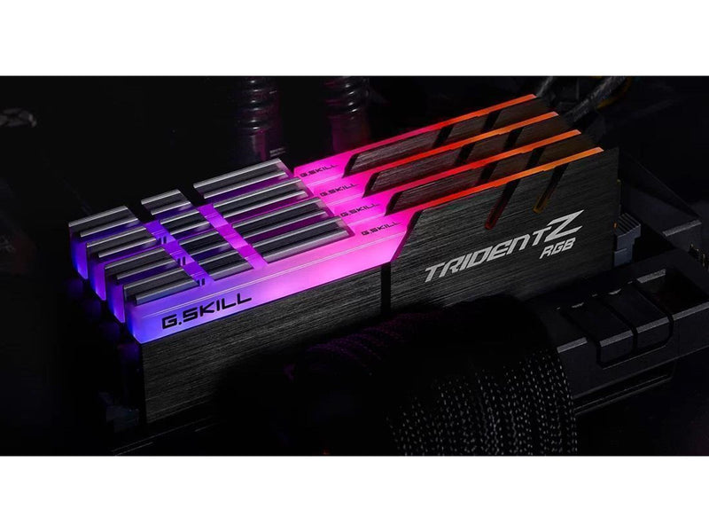 G.Skill Trident Z RGB DDR4-4000 - 32GB - CL18 - Quad Channel (4 pcs) - Intel XMP - Schwarz mit RGB