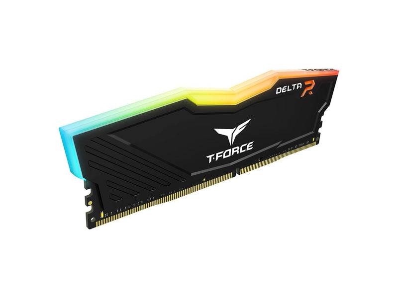 Team Group T-Force Delta RGB DDR4-3200 - 16GB - CL16 - Dual Channel (2 pcs) - Intel XMP - Schwarz mit RGB