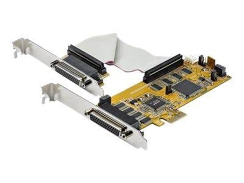 StarTech.com 8-Port PCI Express Serial Card - Low Profile - RS-232 - serial adapter