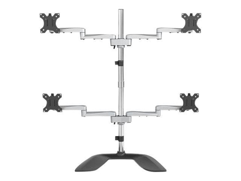 StarTech.com Quad-Monitor Stand - For up to 32" VESA Mount Monitors - stand (adjustable arm)