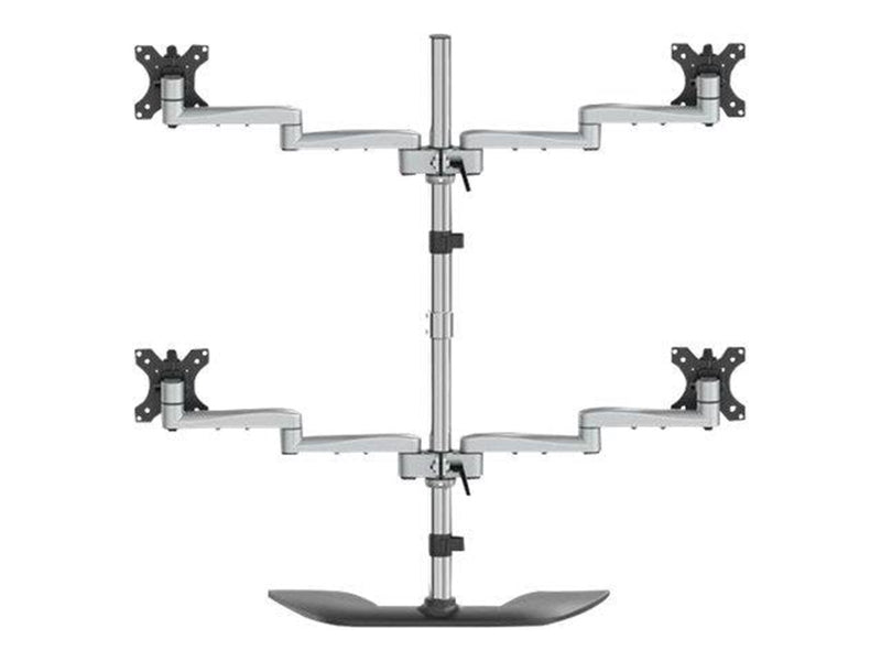 StarTech.com Quad-Monitor Stand - For up to 32" VESA Mount Monitors - stand (adjustable arm)