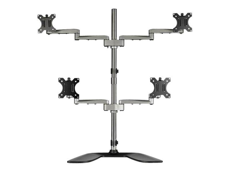 StarTech.com Quad-Monitor Stand - For up to 32" VESA Mount Monitors - stand (adjustable arm)
