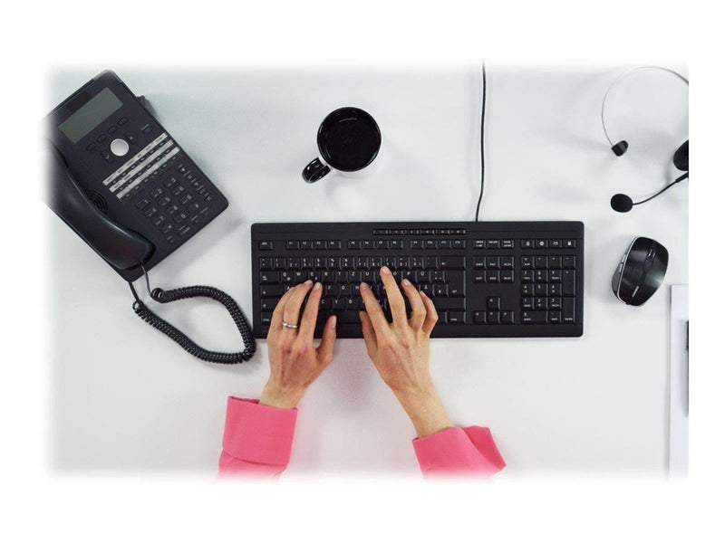 Cherry STREAM - Tastaturen - Englisch - Schwarz