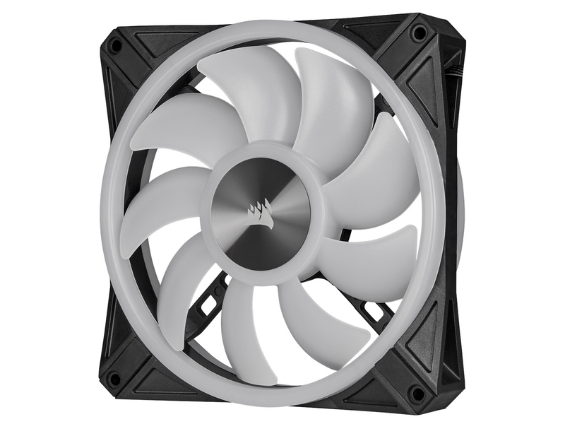 Corsair iCUE QL140 RGB - Black - 2-pack - Gehäuselüfter - 140mm - Schwarz mit RGB LED - 26 dBA
