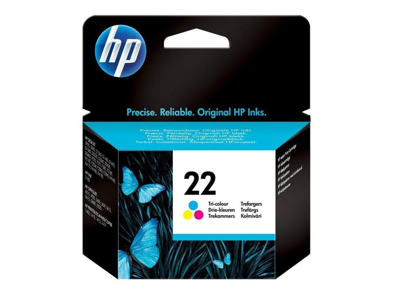 HP 22 / C9352AE Tri-Color - Tintenpatrone Farbe ( Cyan, Magenta, Gelb)