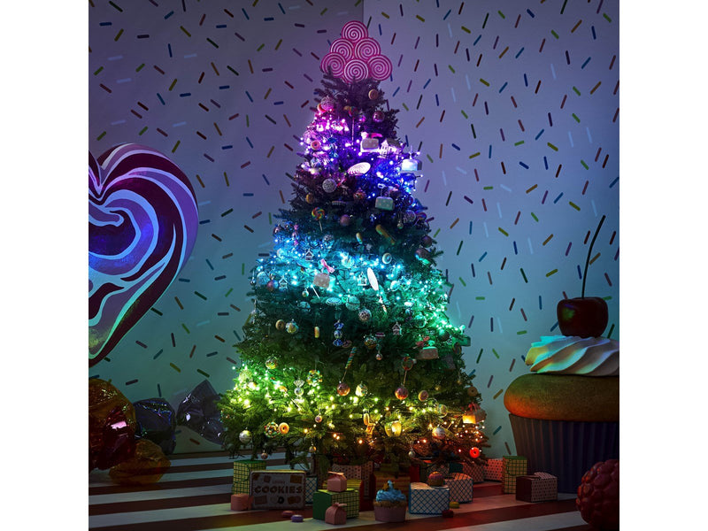 Twinkly Strings – 250 App-Controlled RGB LEDs. 20 Meters. Black Wire.