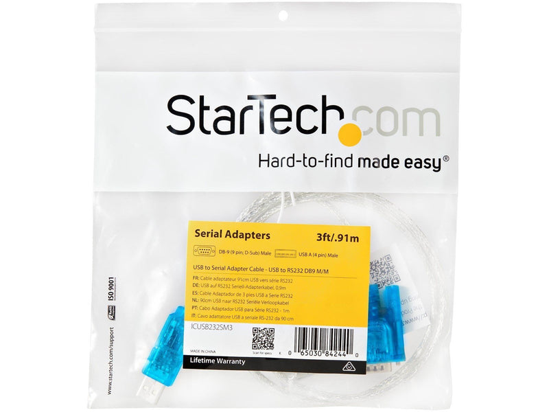 StarTech.com USB zu RS232 DB9 Serial Adapter Kabel