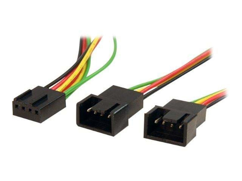 StarTech.com 12in 4 Pin Fan Strom Splitter Kabel - strömdelare für fläkt