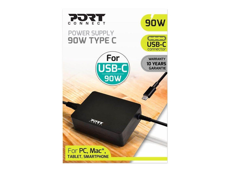 PORT Designs Power Supply USB-C 90W EU /900098