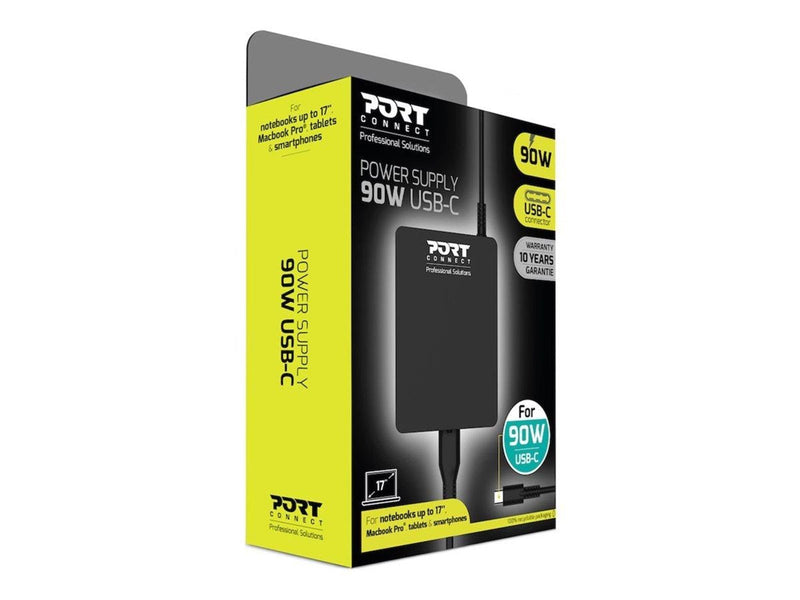 PORT Designs Power Supply USB-C 90W EU /900098
