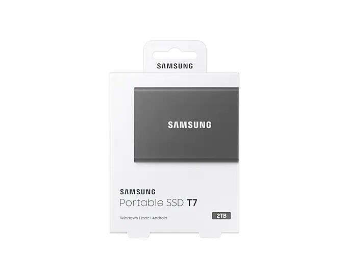 Samsung Portable SSD T7 2TB für PC/Mac (gray)