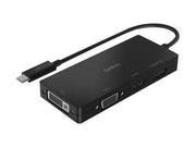 Belkin CONNECT USB-C auf HDMI/VGA/DisplayPort-Adapter, schwarz (AVC003btBK)