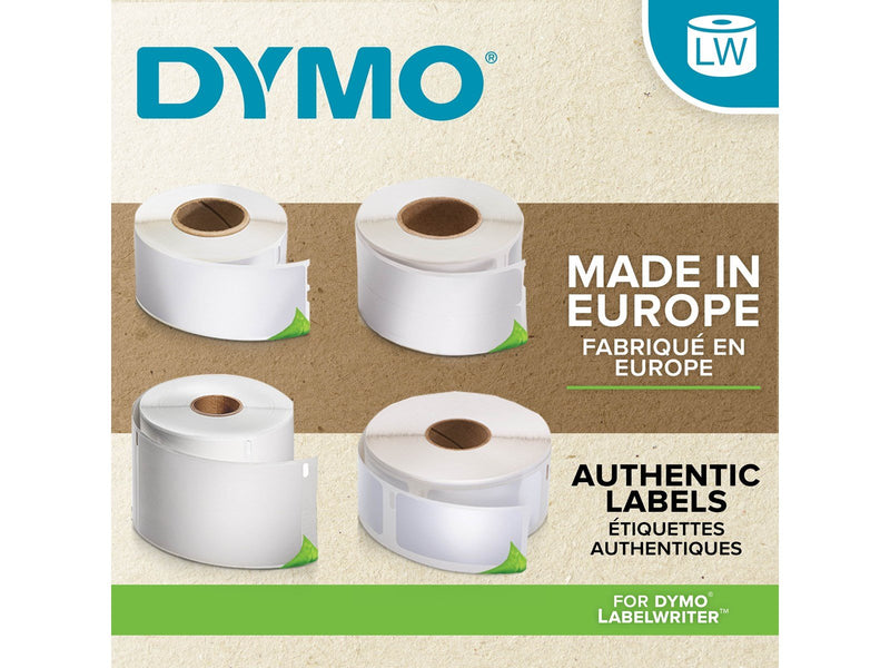 DYMO LabelWriter Adressetiketten | 28 mm x 89 mm | 24 Rollen mit je 130 leicht ablösbaren Etiketten (3.120 Etiketten) | selbstkl