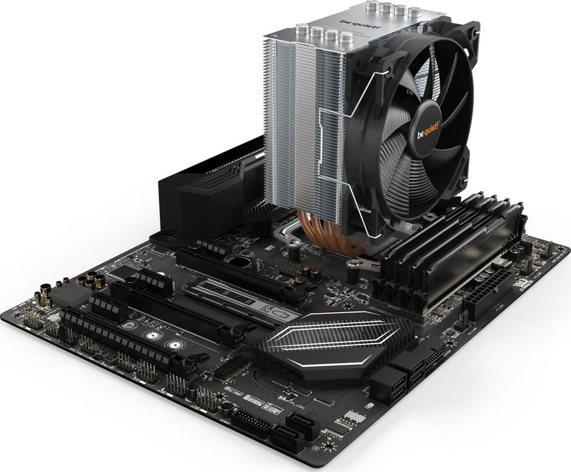 be quiet Luftkühler Pure Rock 2 120mm 150W TDP silber-schwarz