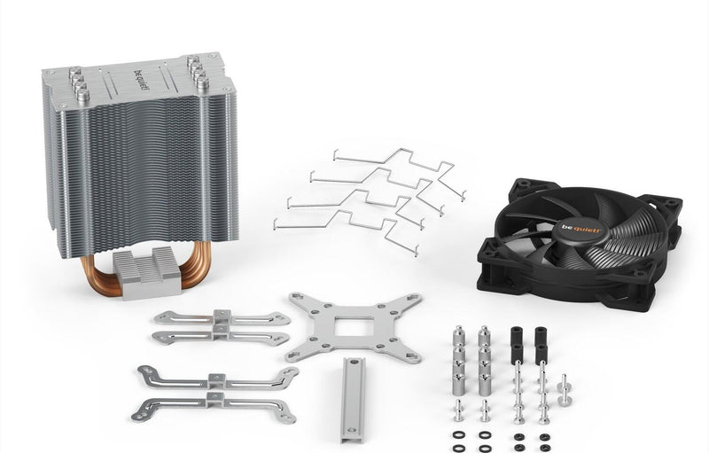 be quiet Luftkühler Pure Rock 2 120mm 150W TDP silber-schwarz